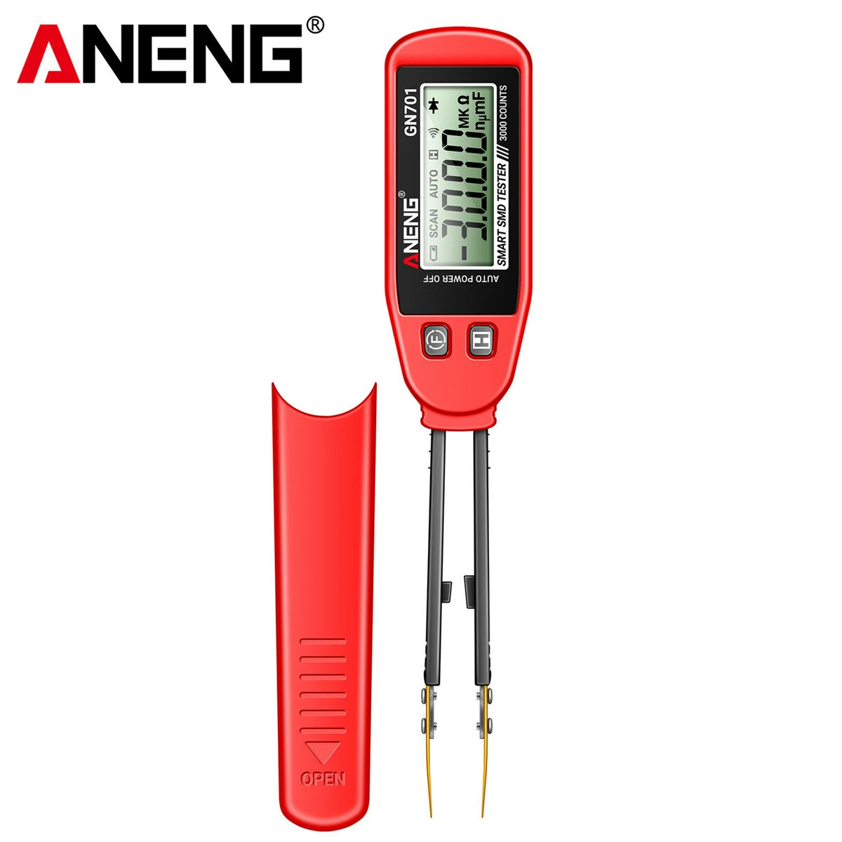 ANENG GN701 Smart SMD Tester - Handheld Component Analyzer for Resistor Capacitor Diode - Image 2
