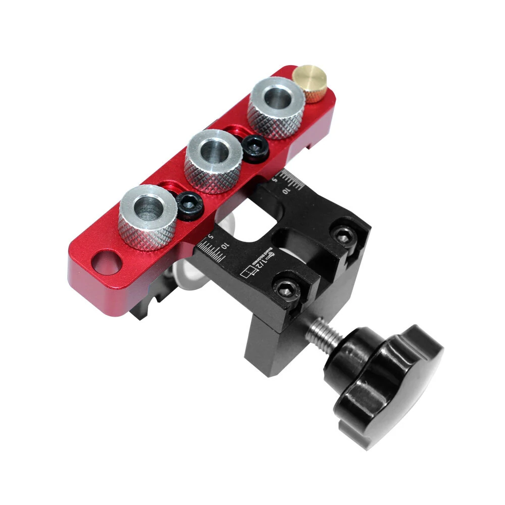 Adjustable 3-in-1 Doweling Jig Kit - Pocket Hole Jig & Drilling Guide for Furniture - Image 5