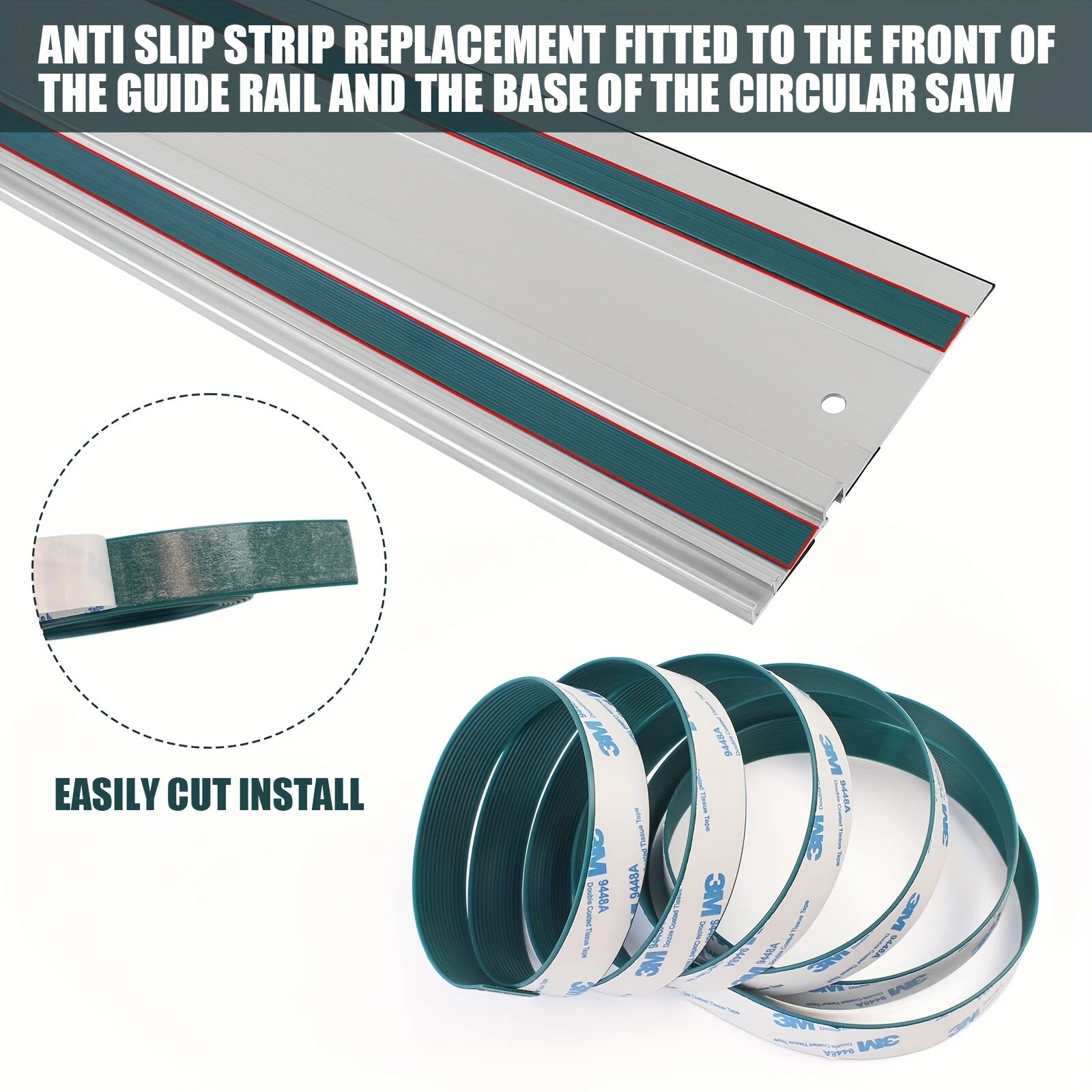 Makita Guide Rail Sliding Guard - 3m Track Saw Slide Strip for Router Table - Image 4