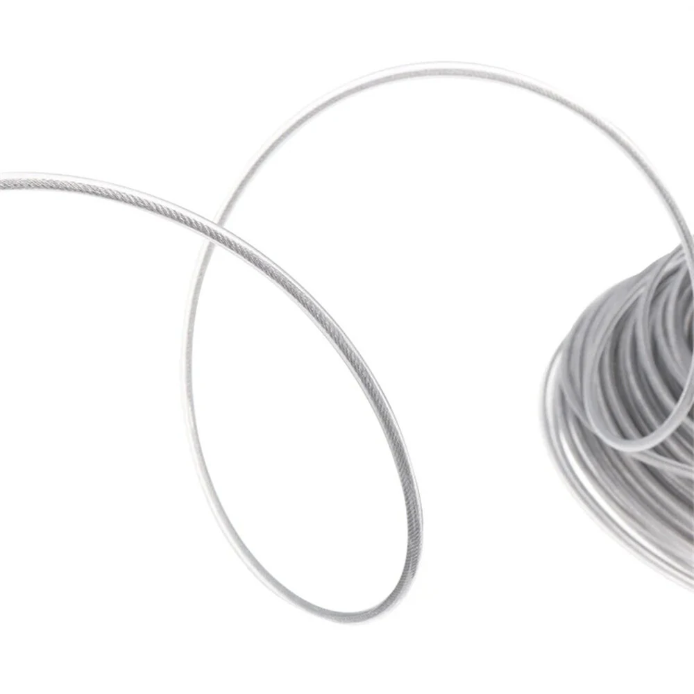 15M Steel Wire Nylon Trimmer Line | Round Roll Replacement | High Durability Eco-Friendly - Image 4