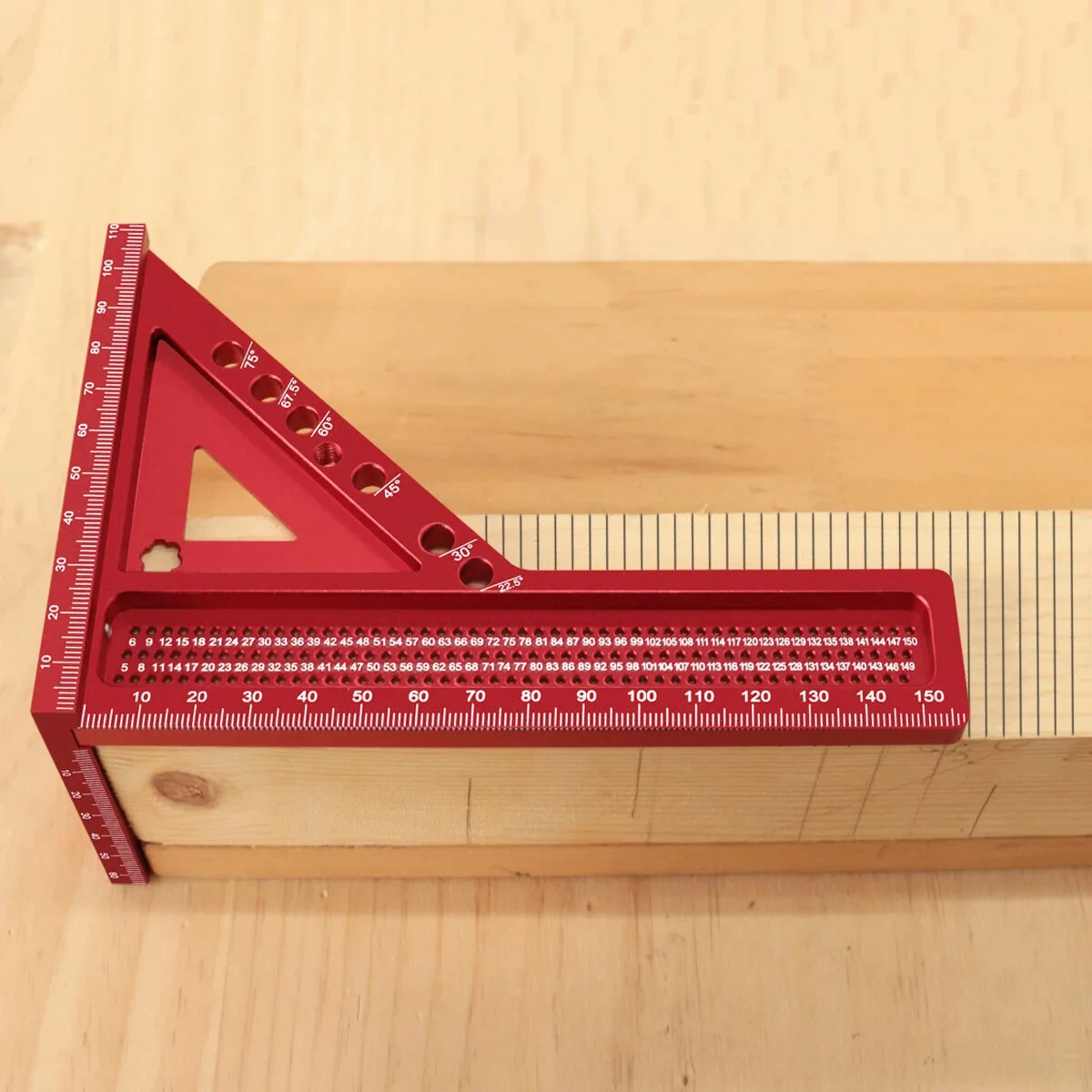 JIGHOLE 3D Multi-Angle Framing Square | 0-180° Protractor | Aluminum Alloy Carpenter Tool - Image 3