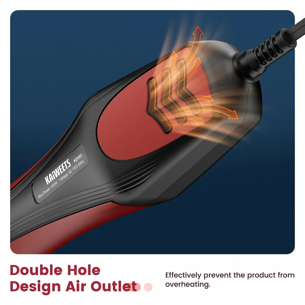 KAIWEETS KEH01 Mini Heat Air Gun - Dual Temp 482°F & 842°F - Quick Heating - Image 3