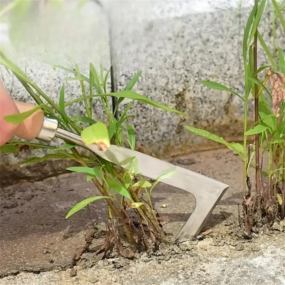 Weeding Machine with Crack Weeding - Ergonomic Wood Handle - Versatile Garden Tool for Lawn & Yard - Image 5