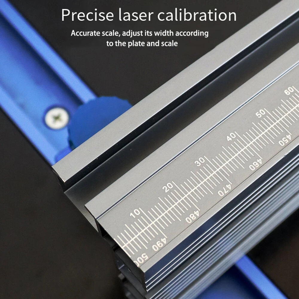 ENJOYWOOD T-Track Table Fence System - 75 Type with Laser Measure | 600mm/800mm - Image 3