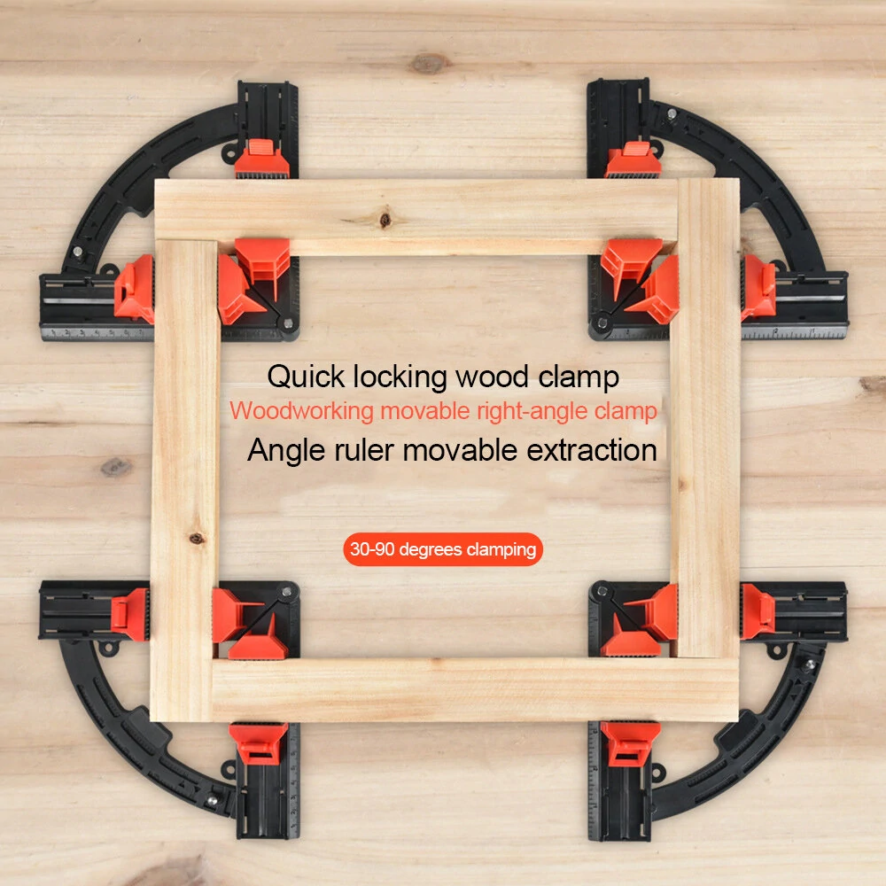 Woodworking 90 Degree Corner Frame Clamp - Adjustable Quick-Lock Tool for Picture Framing - Image 5