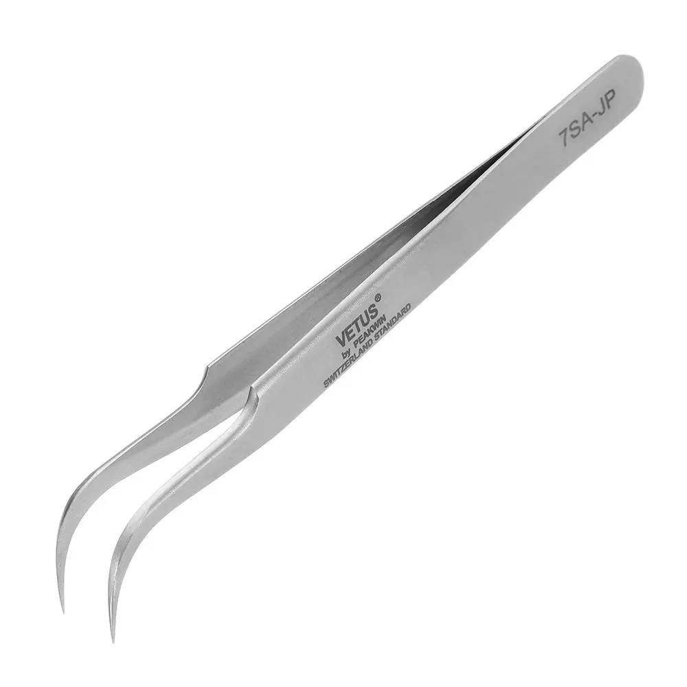 VETUS 7SA-JP Hyperfine Non-Magnetic Anti-Acid Tweezers | High Precision Pincet - Image 5