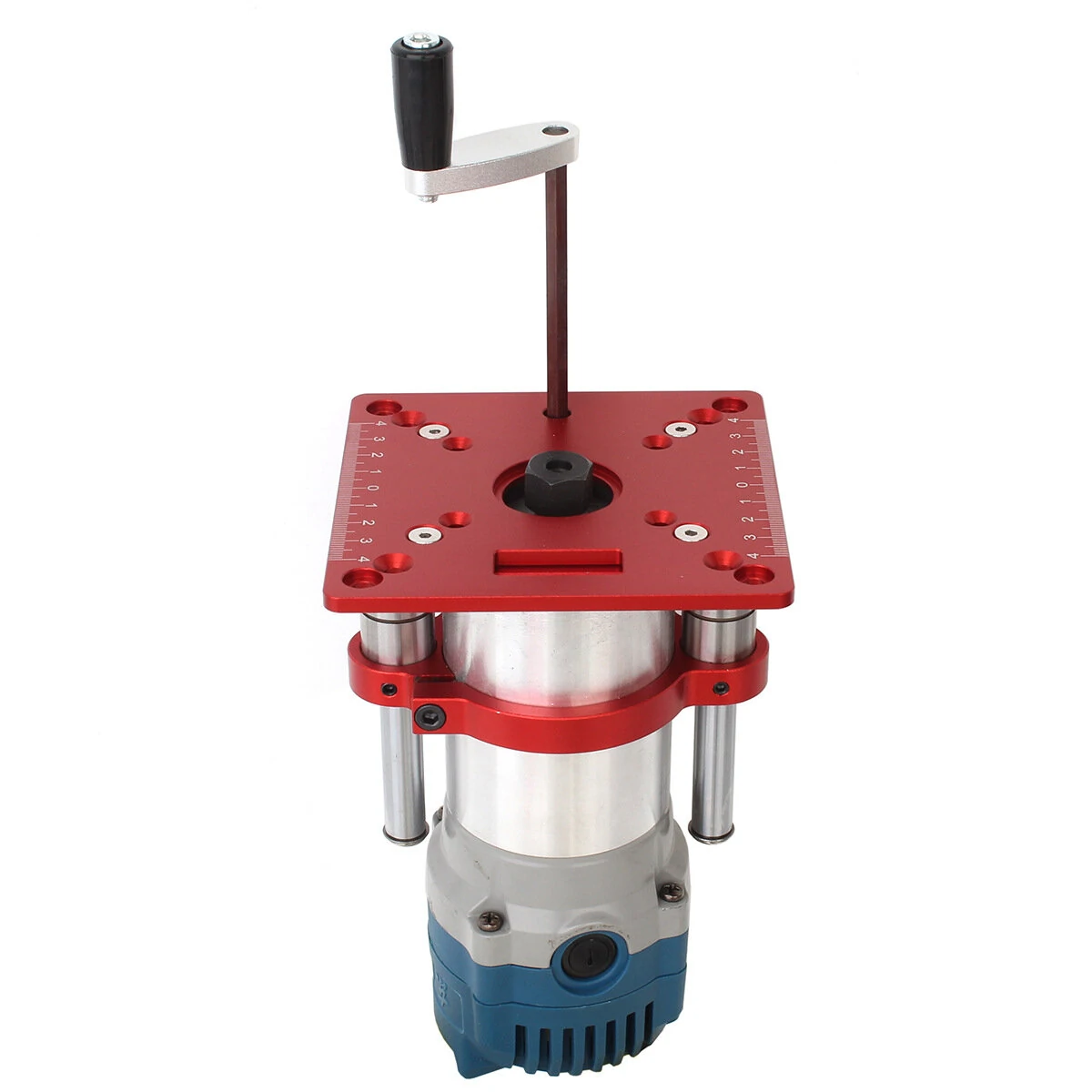 Precision Router Lift Kit - 70mm Max Lift for 64-66mm Motors | Router Table Insert Plate - Image 4