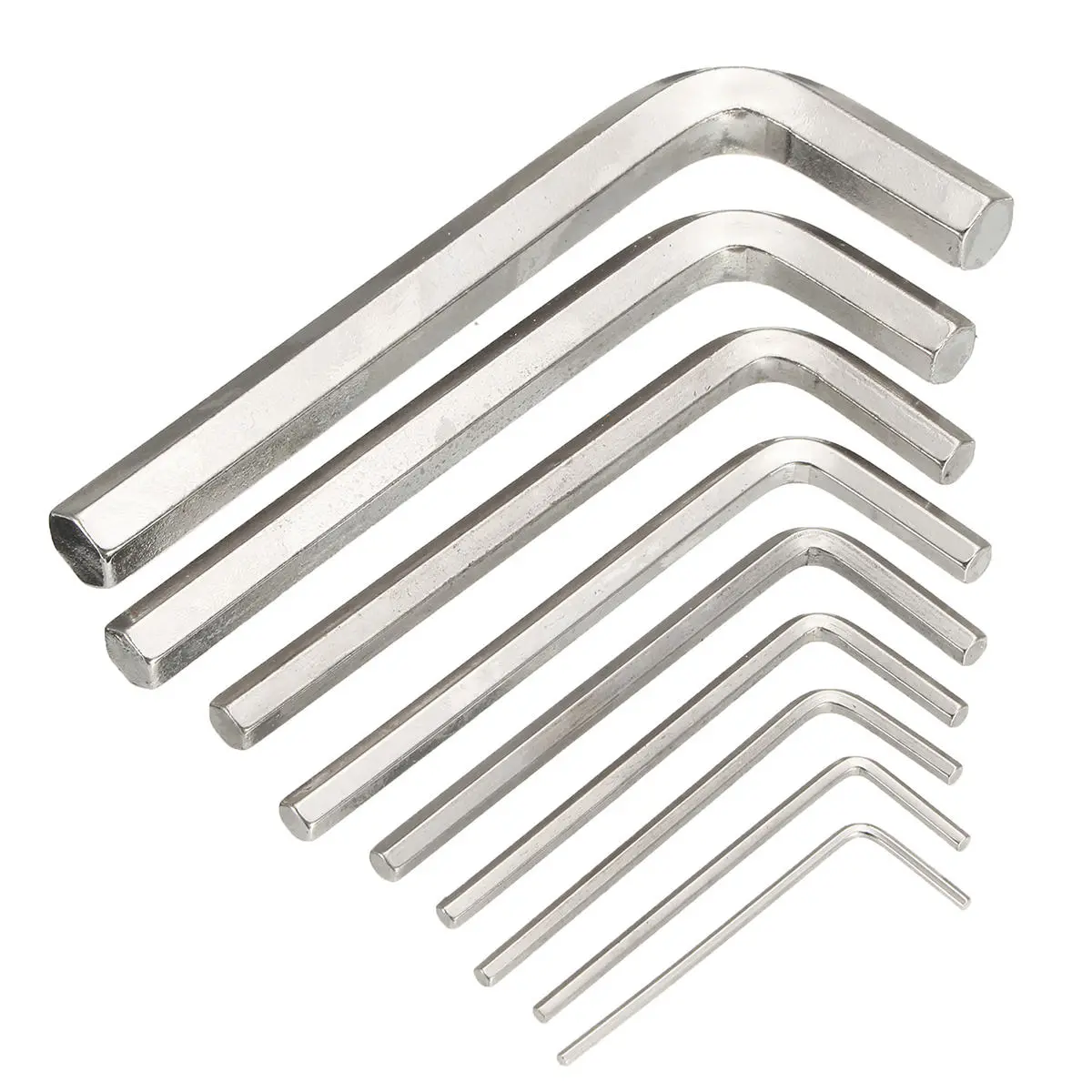 Metric Hex Key Set 8Pcs | 1.5mm to 10mm Allen Wrench Hand Tool - Image 3