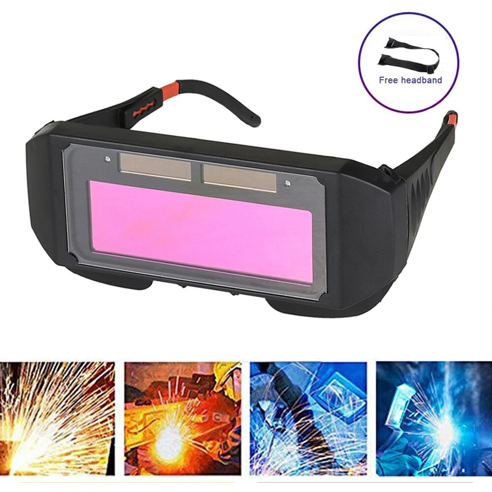 Auto Darkening Welding Glasses - Automatic Dimming Anti-Eyes Shield Goggle for Masks - Image 2