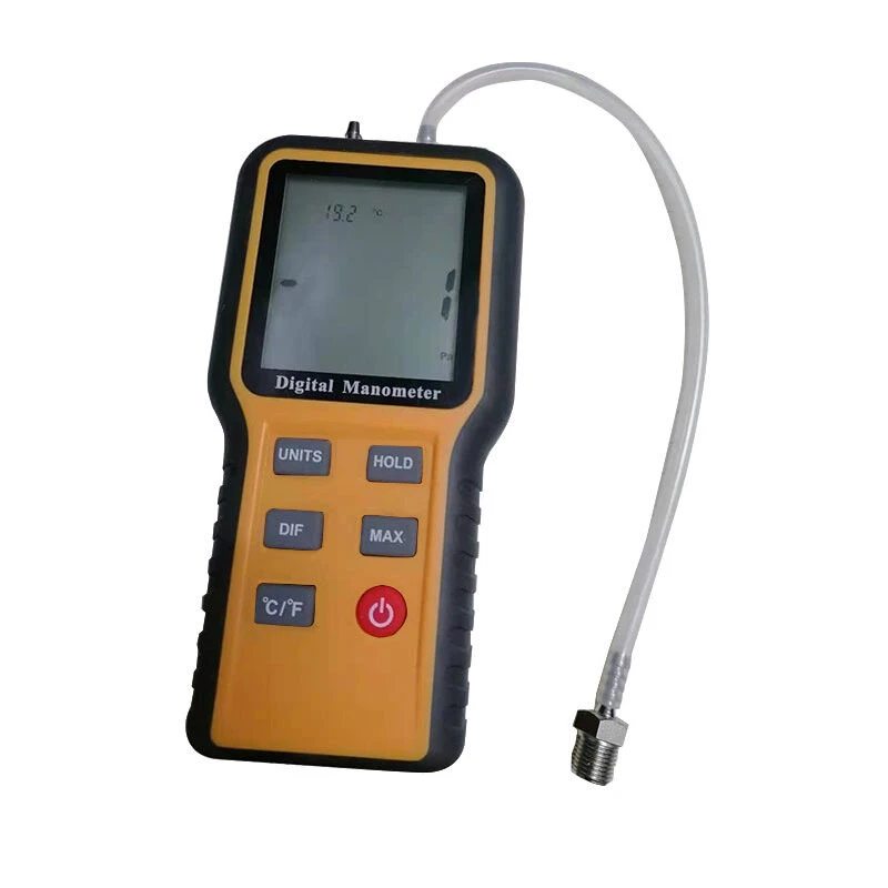 Digital Manometer - Positive/Negative Pressure Gauge for Auto Engine & Repair - Image 3