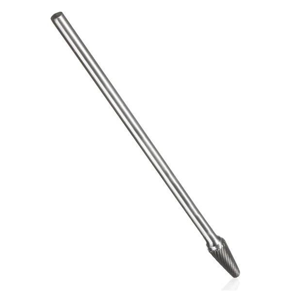 Carbide Grinding Head for Rotary Tool - 1/4 Inch Cone Shape | Tungsten Steel - Image 4
