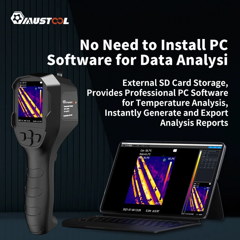 MUSTOOL YXI96Pro Thermal Camera - 240x240 IR Resolution | -20°C to 550°C | Photo & Video Recording - Image 4