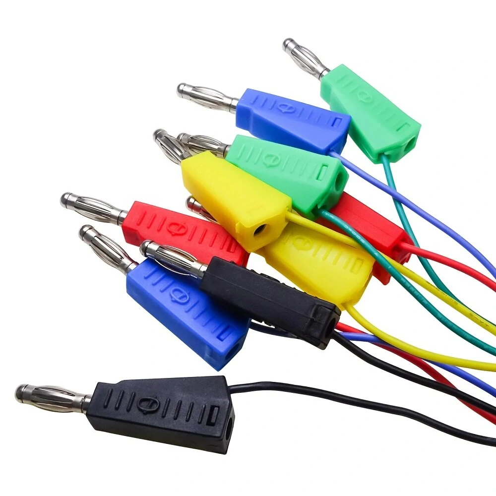 P1530 Dupont Jumper Wire to 4mm Banana Plug Kit - 10PCS Female Head for Breadboard PCB DIY - Image 5