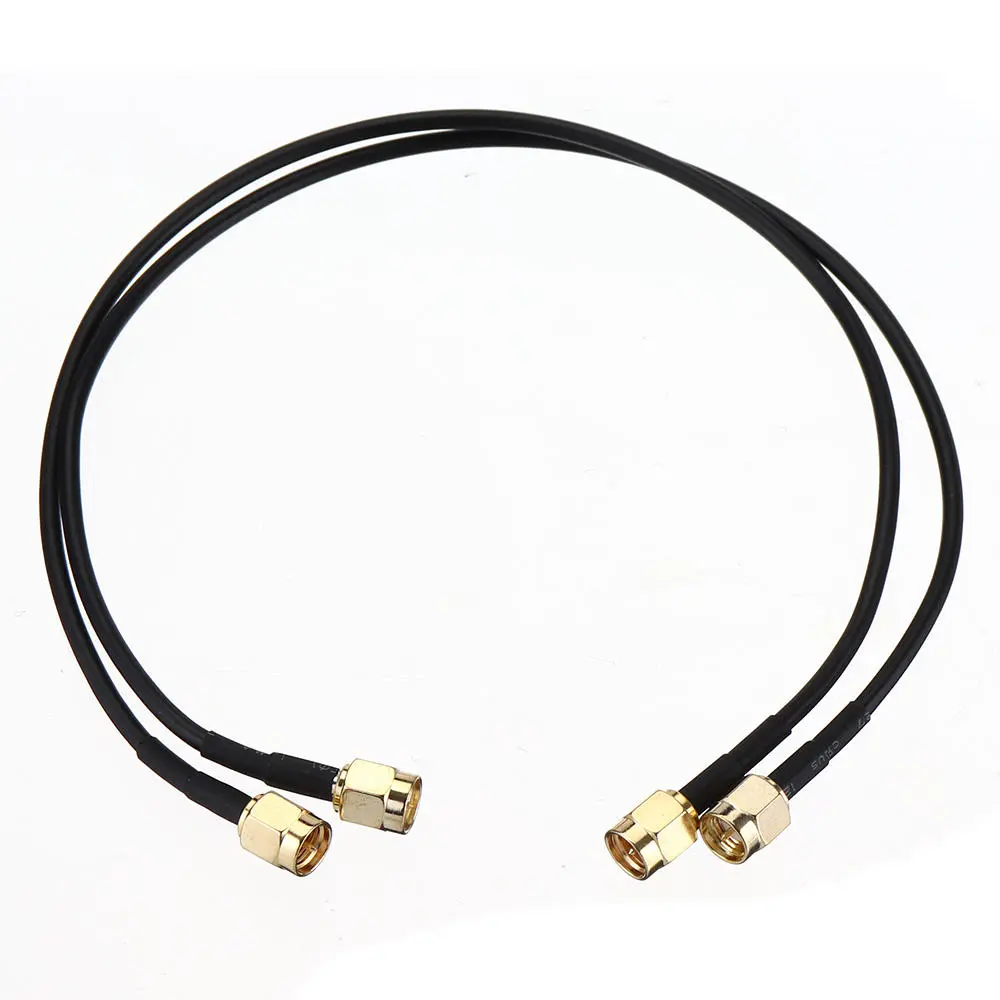 NanoVNA SMA Male to Male RG174 Cables - 2Pcs 30cm for HF VHF UHF Antenna Analyzer - Image 2