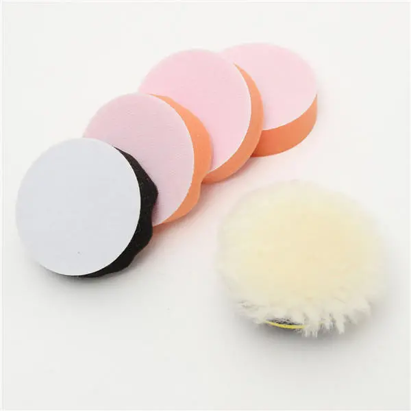 3 Inch 80mm Polishing Pad Kit - 7pcs with Drill Adapter for Car Polisher - Image 2