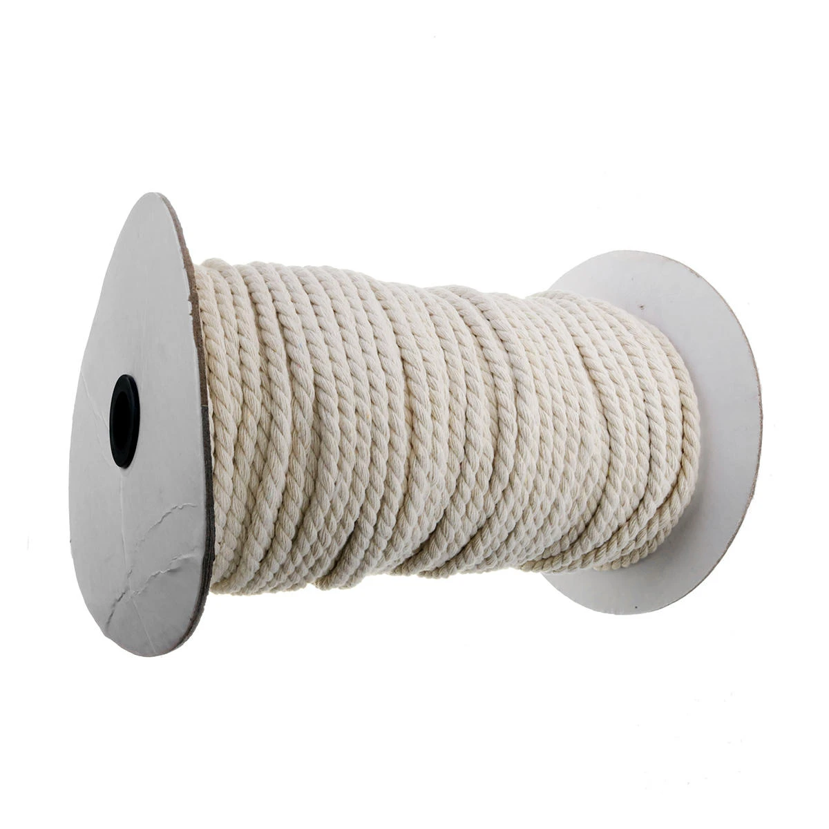 4mm Braided Cotton Rope - 3 Strand Natural Twisted Cord for Crafts & Tools - Image 5