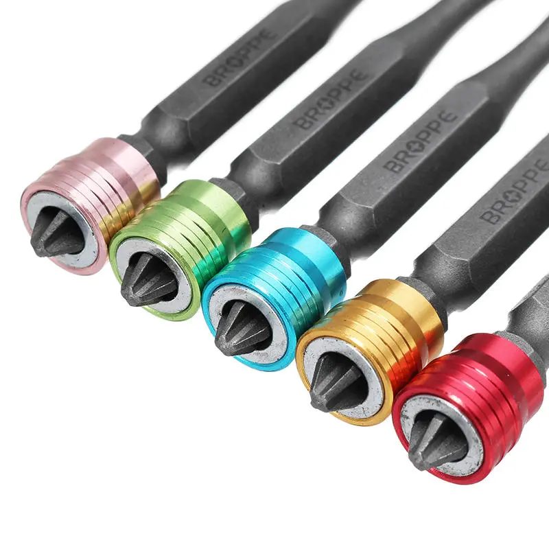 Broppe 5pcs 110mm PH2 Screwdriver Bits - Magnetic 1/4 Inch Hex Shank - Image 4