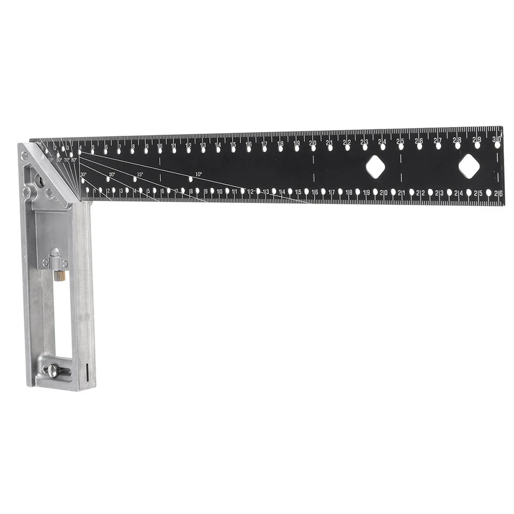 Stainless Steel Ruler - 30cm Double-Sided Metric Scale with Die Cast Handle - Image 3