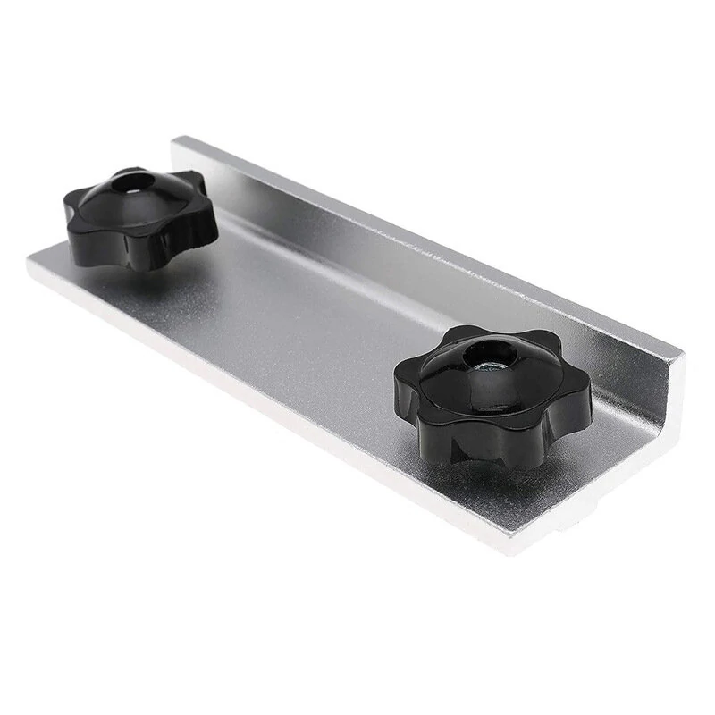 Aluminum T-Track Stop Block Kit | Universal Long Stop with Knobs for Woodworking - Image 3
