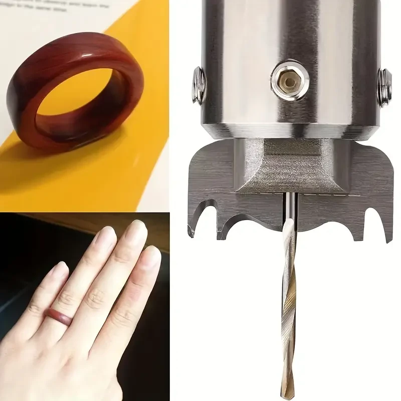 Wooden Beads Drill Bit Set - 16PCS Wood Ring Maker & Milling Cutter for Jewelry - Image 3