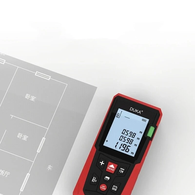 DUKA LS3 Laser Rangefinder - 80M Digital Distance Meter | Rechargeable Hunting Ruler - Image 5