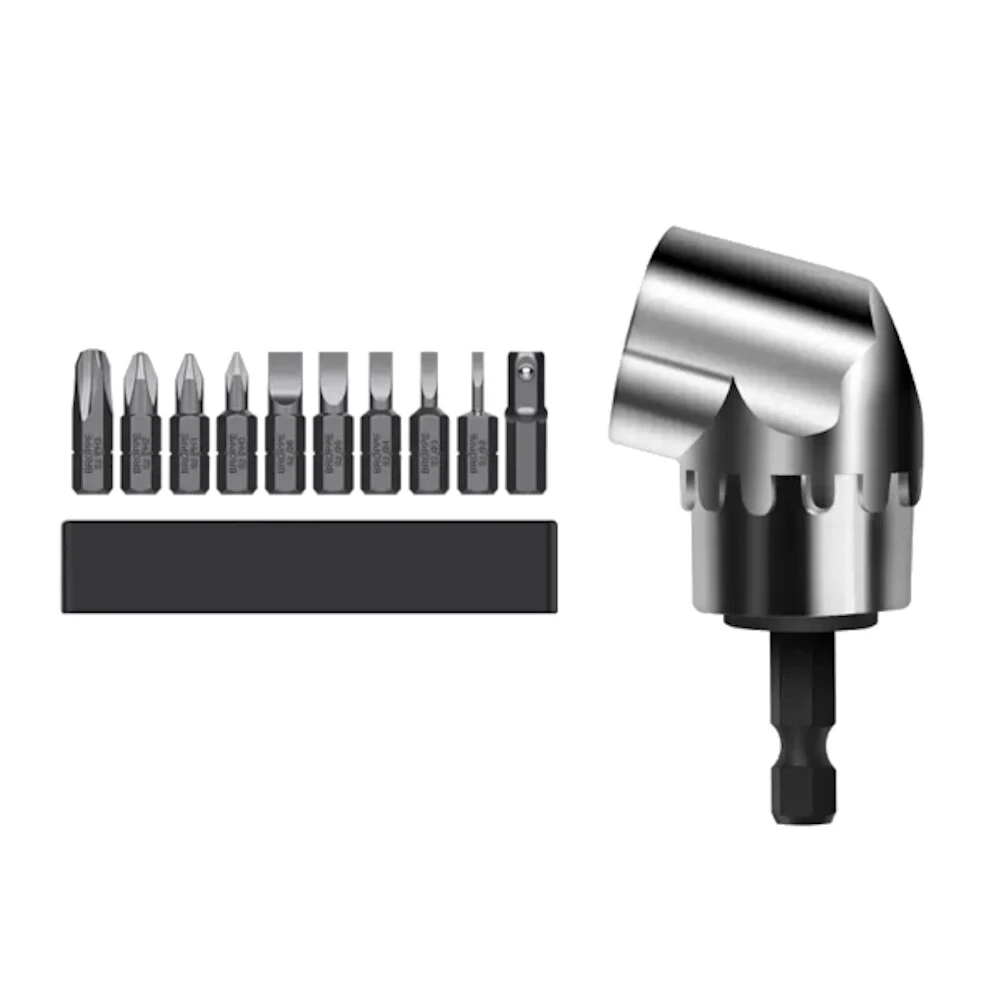 BROPPE 33Pcs Corner Screwdriver Bit Set - Universal Electric Turning Device with 25mm Bits - Image 2