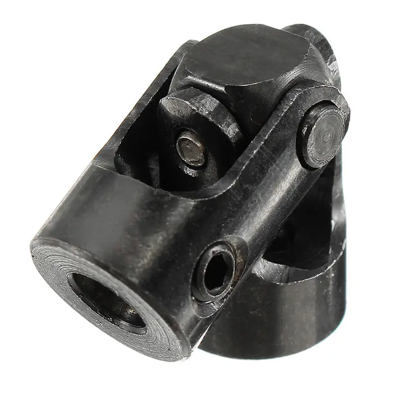 Black 4mm Universal Joint Coupling | Small Cross Iron Coupling for Pulley - Image 3