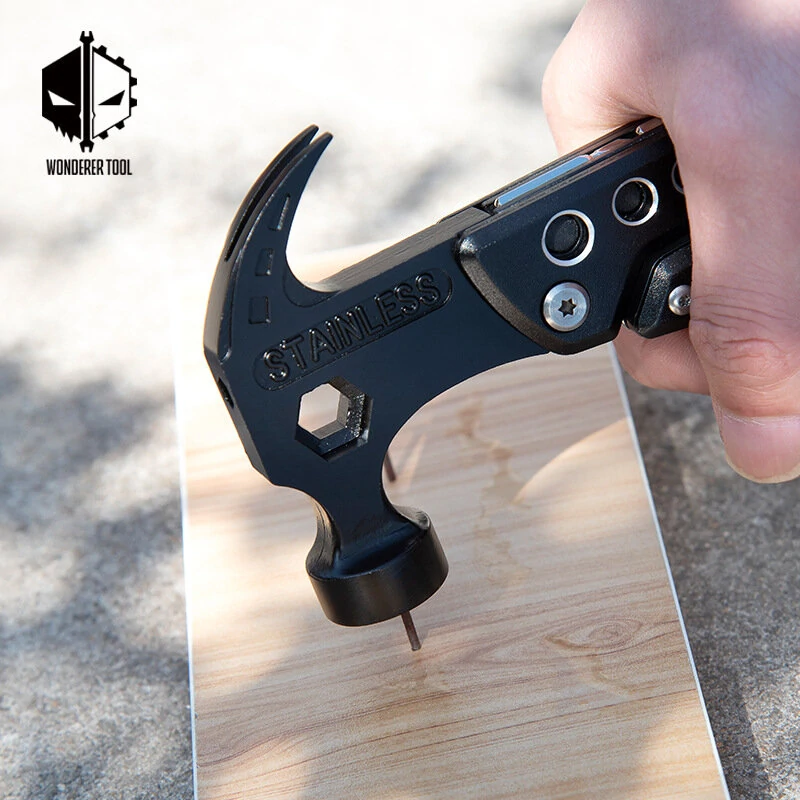 Leatherman Multitool with Knife & Pliers | Stainless Steel | Portable Pocket Hammer for Camping - Image 4