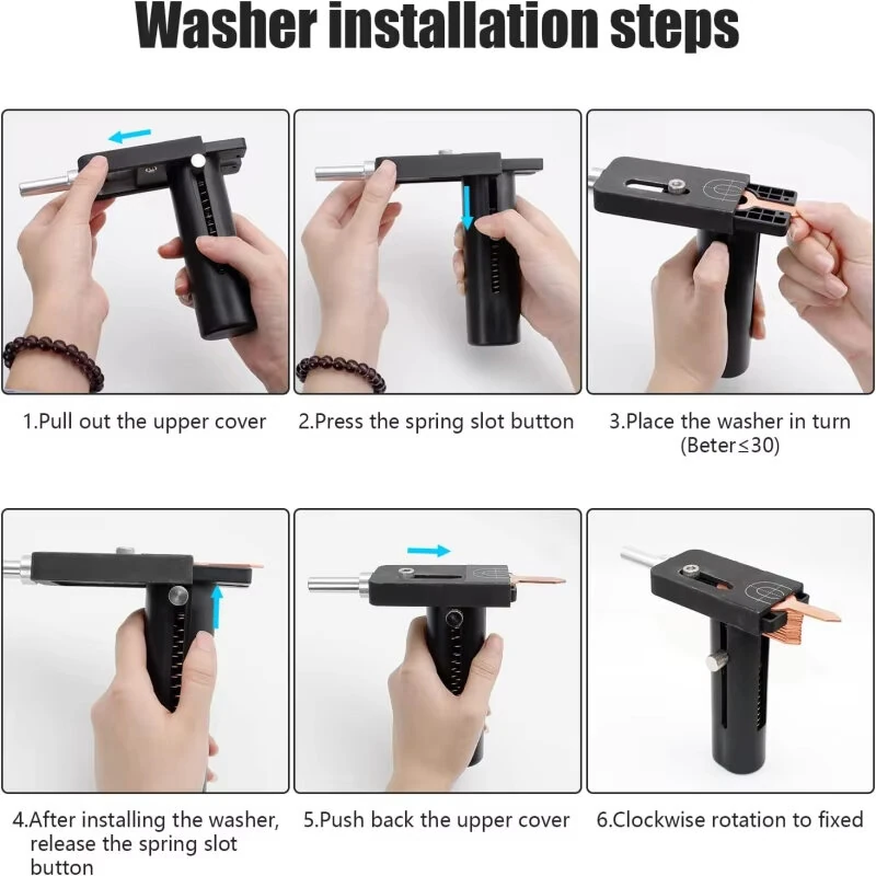Shawty Car Body Repair Tool - Spot Welding Dent Puller Ring with 50 Washers - Image 5
