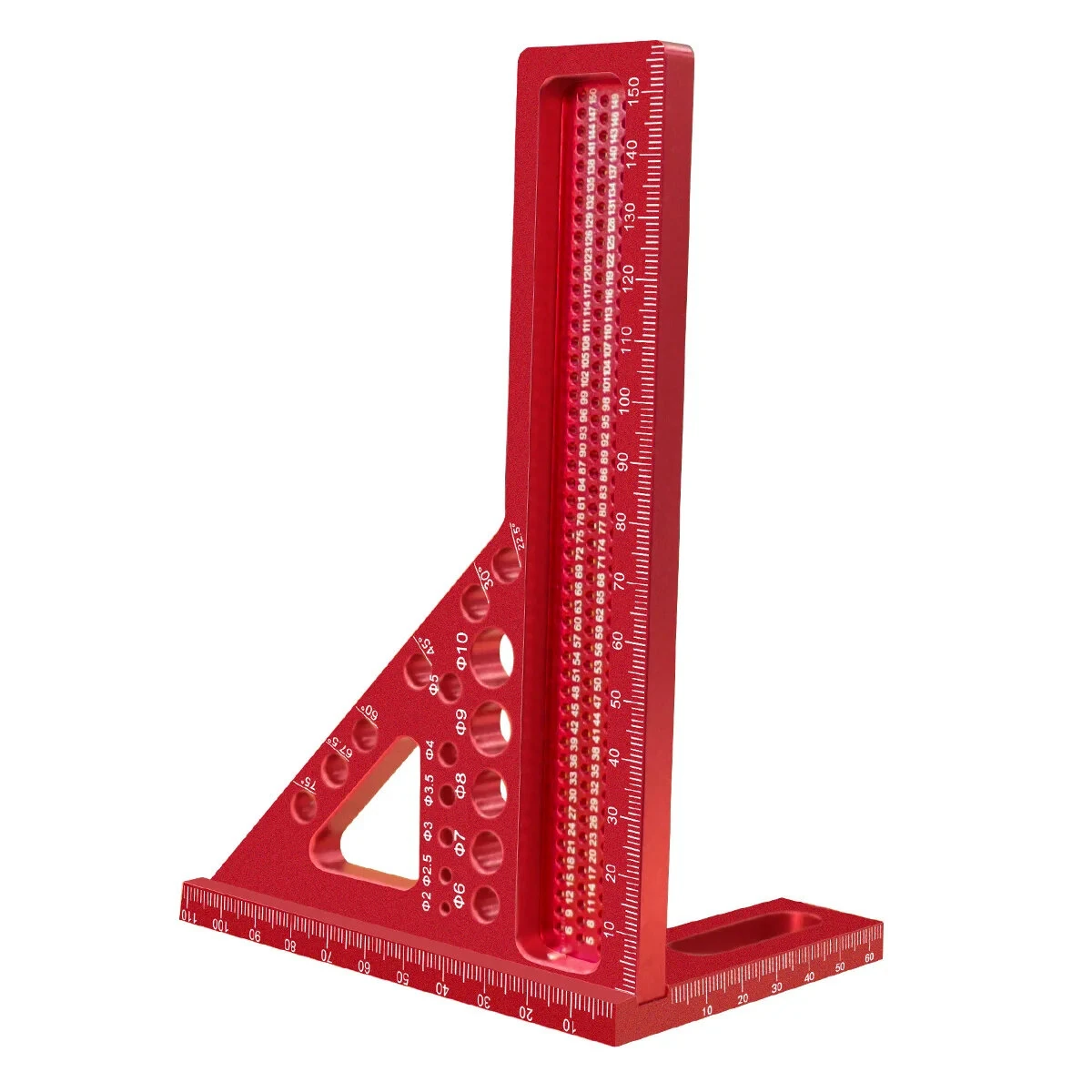 JIGHOLE 3D Multi-Angle Measuring Ruler | Metric Carpenter Woodworking Layout Tool - Image 3