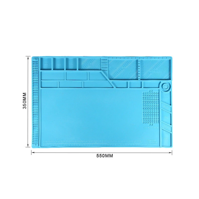 BSET S-180A1 Anti-static Soldering Mat | 550x350mm Heat Insulation Pad for Phone Repair - Image 5