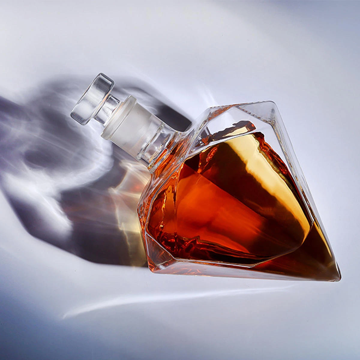 Elegant Whiskey Decanter & Glass Carafe Set - Etched Wine Bar Bottles Kit - Image 4