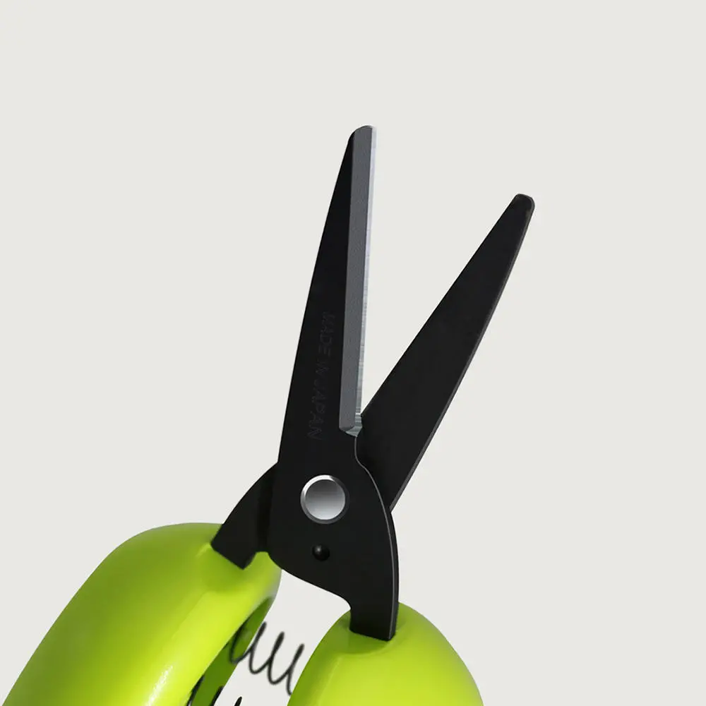 HARAC Green Hasegawa Blade Safety Scissors - Handmade Pinking Shear | Mini Portable Cutter - Image 3