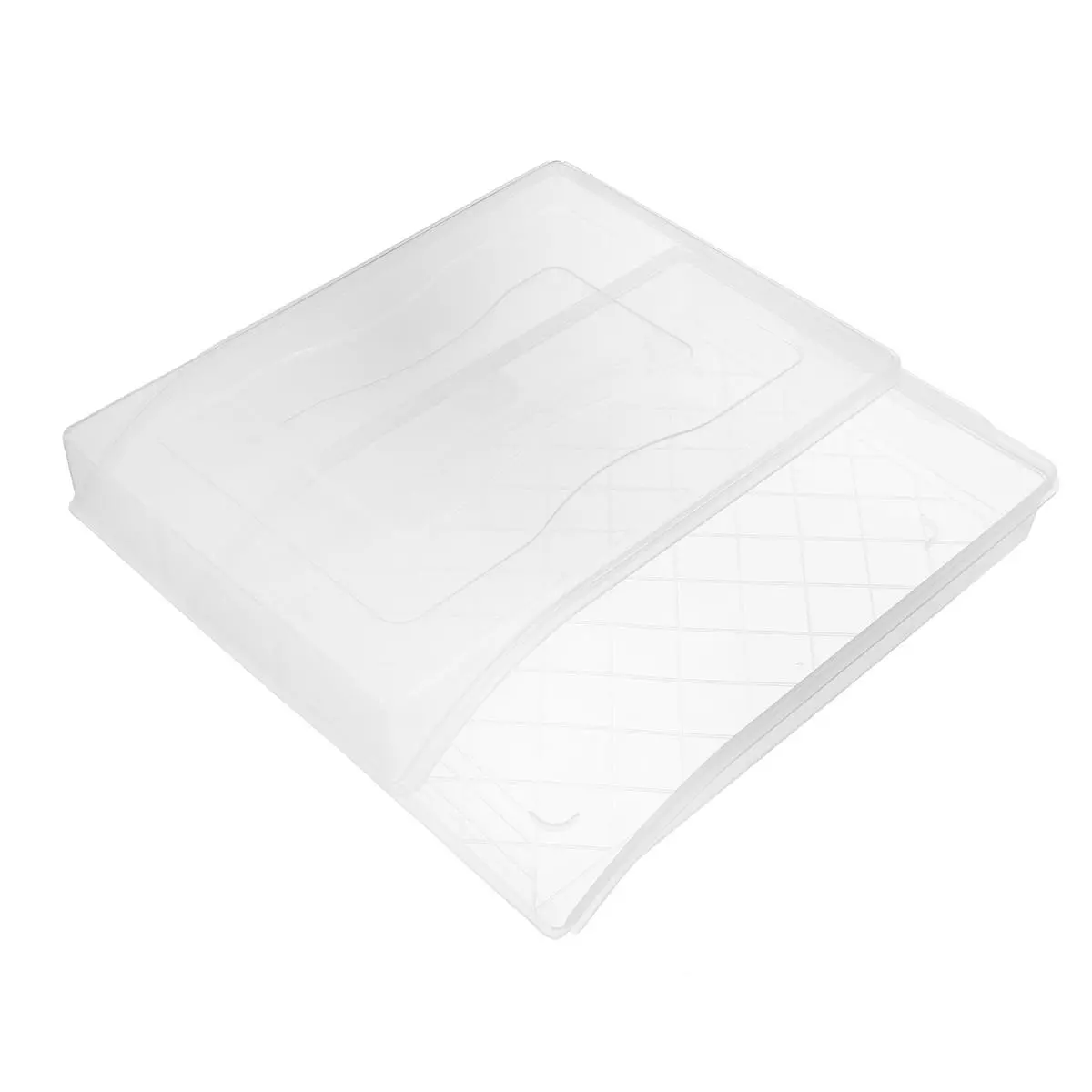 Transparent Refrigerator Dumpling Storage Box - Food Organizer with Cover - Image 2