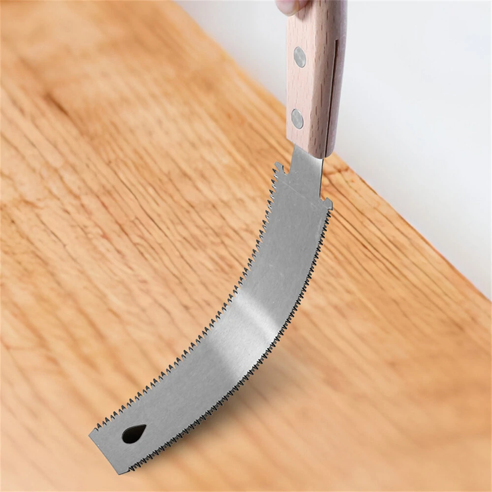 RUITOOL Japanese Pull Saw - SK5 Flexible Blade | 12/17 TPI Double Edge | Flush Cut Beech Handle - Image 3