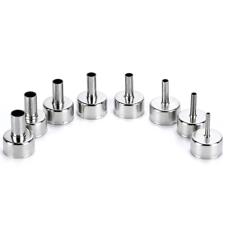 JCD Hot Air Welding Nozzles - 8Pcs Stainless Steel Kit for 8858 8898 858D - Image 4