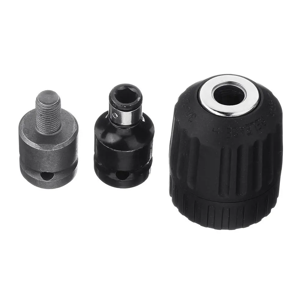 10pcs Keyless Drill Chuck Adapter Set - Socket Wrench & Screwdriver Bit Set - Image 3