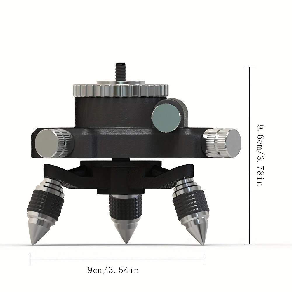 HILDA Laser Level Tripod Stand - 360° Rotatable Aluminum Alloy Base with Fine Adjustment - Image 5