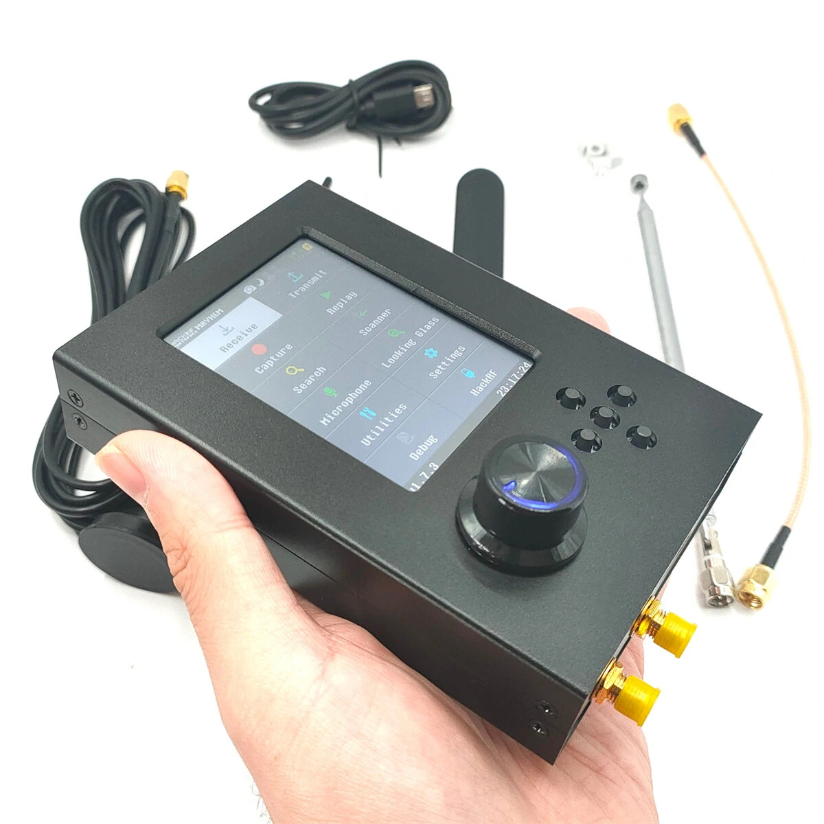 HackRF One Portapack H2 | 1MHz to 6GHz SDR Software Defined Radio | Metal Case - Image 4