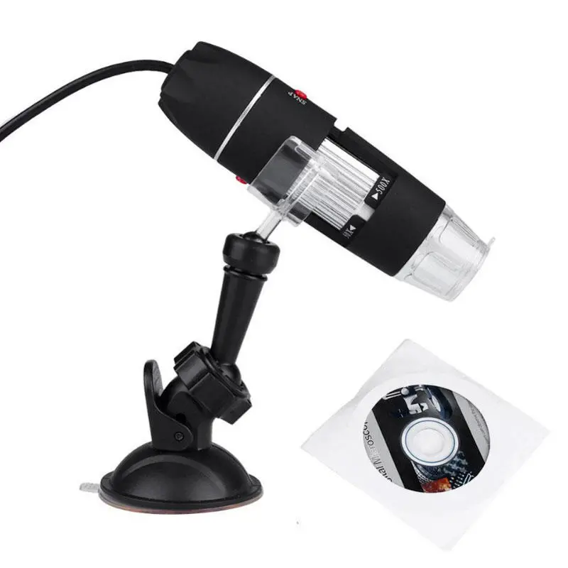 DANIU USB 8 LED 500X 2MP Digital Microscope Endoscope Magnifier Video Camera Suction Cup Stand - Image 2