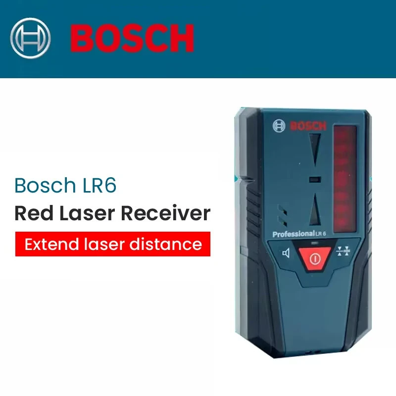 Bosch LR6 Laser Receiver | 50m Range ±3mm Accuracy | IP54 Water-Resistant - Image 2