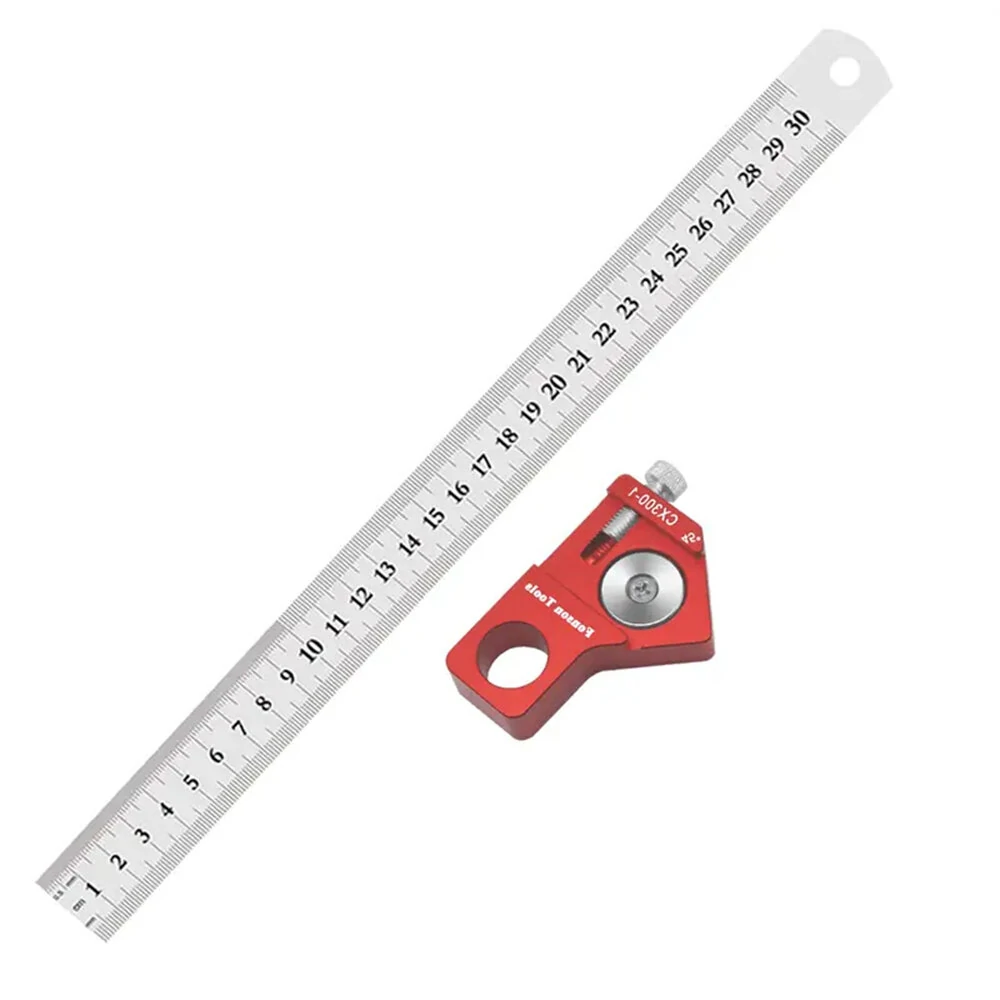 Combination Square 0-300mm | 45/90 Degree Angle Ruler with Etched Scales - Image 3