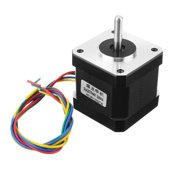 Nema 17 Stepper Motor 42mm 1.68A - 5 Pack for CNC Router | 4-Lead - Image 2