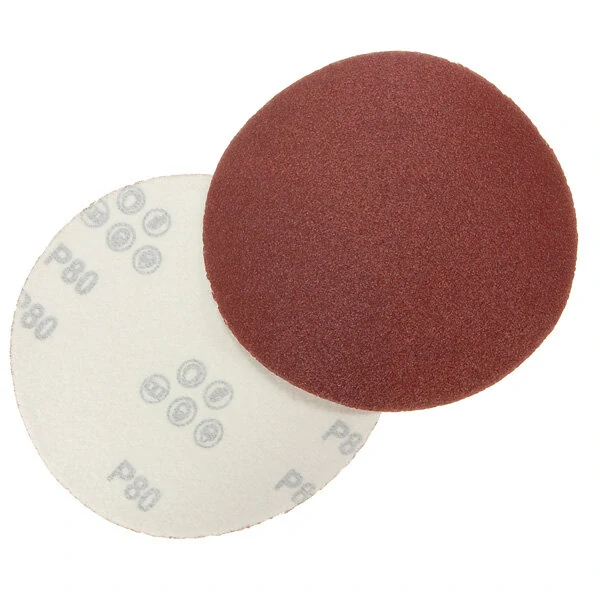 3M 80 Grit Sandpaper Discs - 10Pcs 150mm Sanding Sheets | Coarse Grit - Image 2