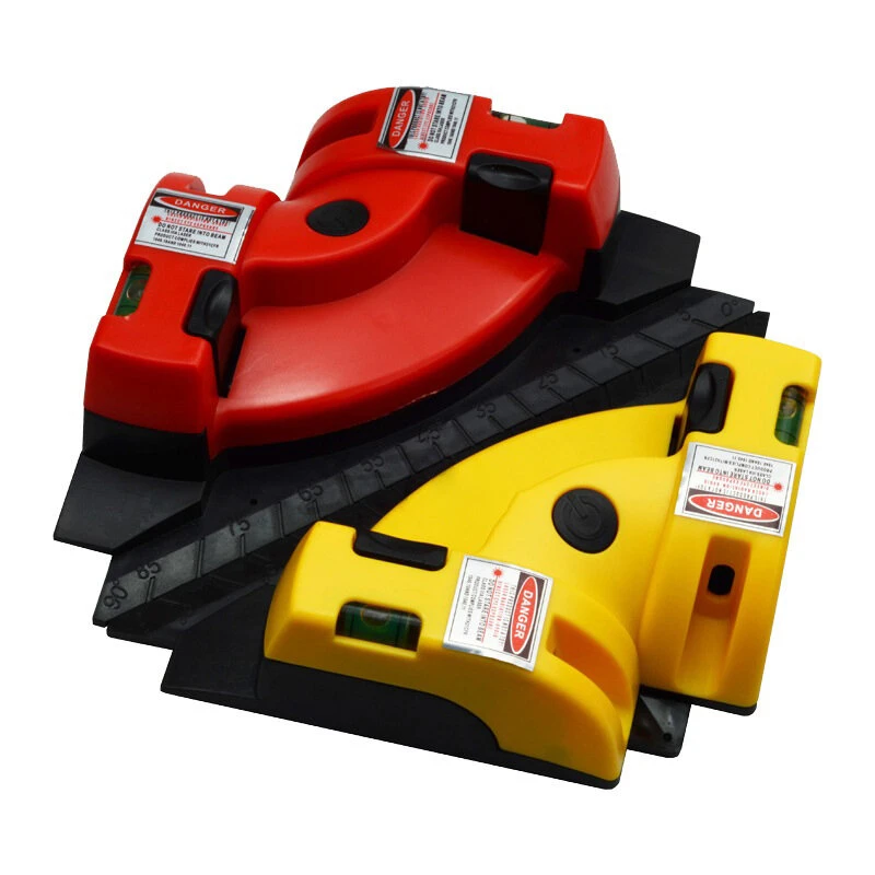 Red Right Angle Laser Level | 90 Degree Vertical & Horizontal Line Projection Tool - Image 4