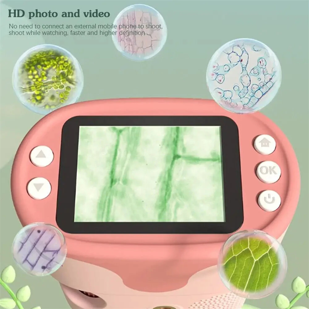 Handheld Portable Digital Microscope - 1000X Magnification HD | 32G Card & Tripod | STEM Educational Toy for Kids - Image 3