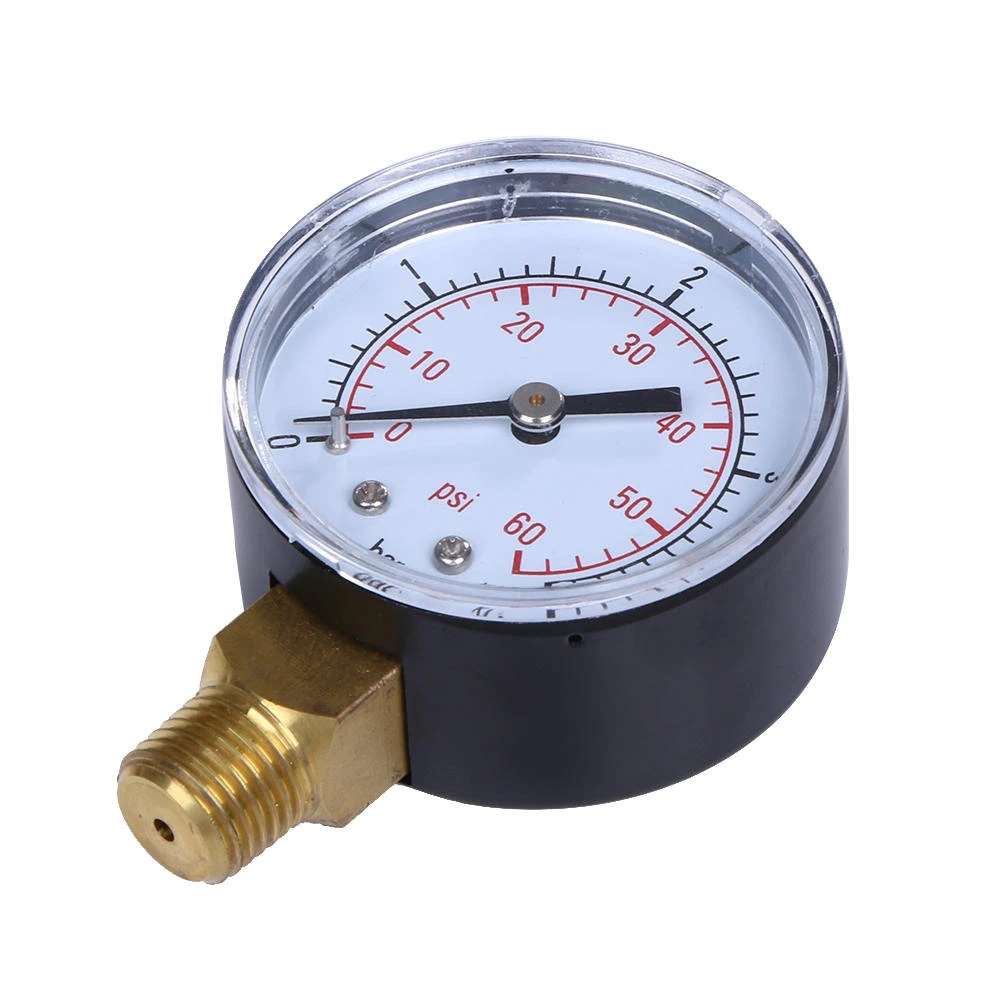 TS-50-4 Pool Spa Filter Pressure Gauge | 0-60 PSI 0-4 Bar | 1/4 Inch NPT Side Mount - Image 4