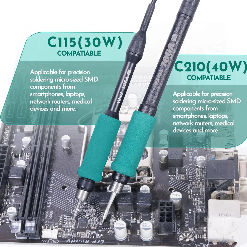 YIHUA 982-III Soldering Station | 90-450°C LCD Display | Adjustable Temp Control - Image 5
