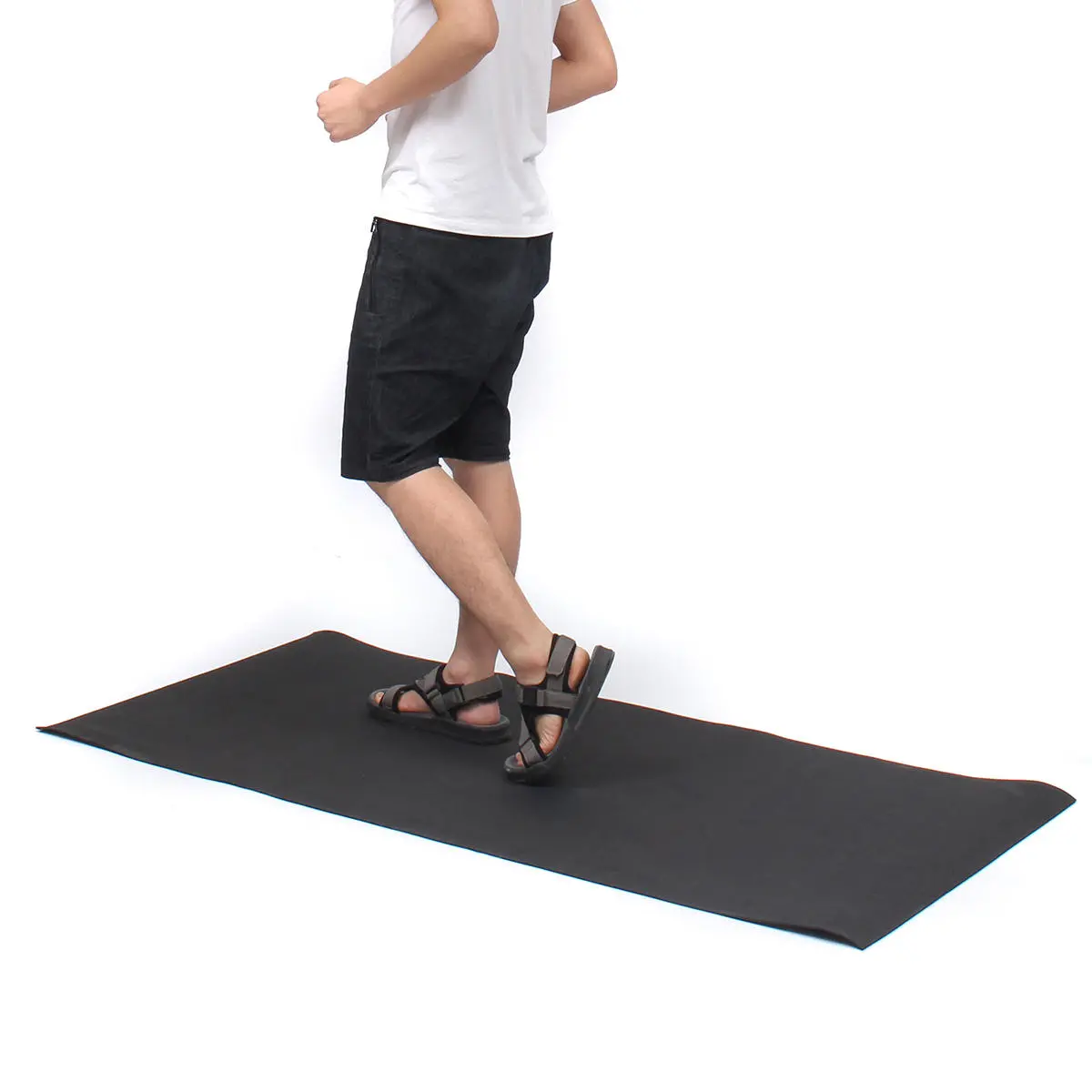 ProForm 150x75cm Treadmill Mat - Black Fitness Mat for Noise Reduction - Image 2
