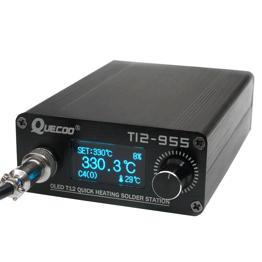 STM32 T12-955 V2.1s Soldering Station - 1.3 Inch OLED Digital Solder Iron - Image 3
